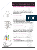 Thoracic Radiofrequency Ablation