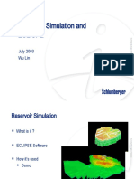 Reservoir Simulation and ECLISPE