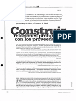 Construir Relaciones Profundas Con Los Proveedores I PDF