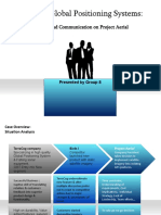 Terracog Global Positioning Systems:: Conflict and Communication On Project Aerial