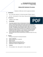 Ddaily Drift Calibration Procedure: 1. Scope