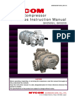 Screw Compressor GH-series Instruction Manual: GH250S/L, GH320S