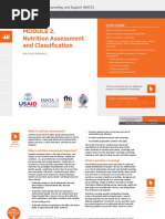 Nutrition Assessment and Classification: A User's Guide