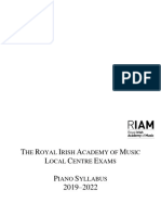 RIAM Piano Exam Syllabus Revised Corrections Oct 2019 PDF