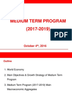 Medium Term Program (2017-2019) : October 4, 2016