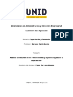 Antecedentes y Aspectos Legales de La Capacitación