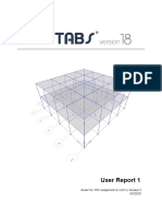 User Report 1: Model File: PRC Assignment No.3 (G+1), Revision 0