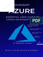 AZURE - MICROSOFT AZURE - Essential User Guide To Learn Microsoft Azure