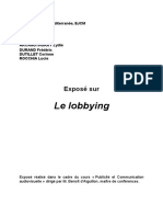 Le Lobbying PDF