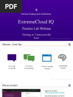 Extremecloud Iq: Practice Lab Webinar