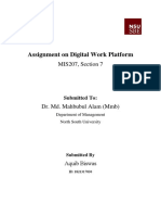 Assignment On Digital Work Platform PDF