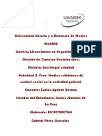 U1. Actividad 2. Foro Medios Cotidianos de Control Social en La Actividad Policial