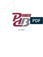 Powerdb Users Manual