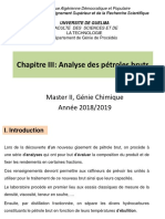 Chapitre 3 - Analyse Des Pétroles Bruts