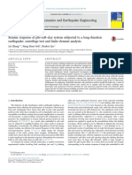 Seismic Response of Pile-Raft-Clay System Subjected To A Long Duration Earthquake - Centrifuge Test and Finite Element Analysis