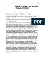 03-Terminaciones Superficiales Del Aluminio para Carpinteria