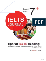 IELTS JOURNAL Target Band 7 Plus - Reading - Adam Smith PDF