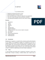 Mission, Vision, Goal, and Objective PDF