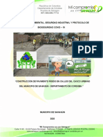 PLAN DE MANEJO AMBIENTAL Y SEGURIDAD INDUSTRIAL Y BIOSEGURIDAD COVID 19 Ok