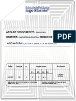 Contenido Programático Manejo de Materiales