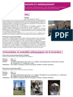 Master 1 Ua: Urbanisme Et Aménagement: Objectifs de La Formation