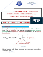 Chimie de Coordination - ALBOURINE