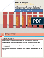 Presentation On Pavement Design For URRAP