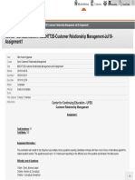 CRM Assignment 1 - Review Test Submission - MBCH772D-Customer Relationship PDF