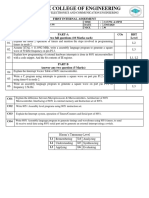 Atme College of Engineering: First Internal Assesment