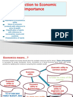 Introduction To Economic Importance