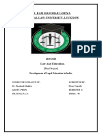 Dr. Ram Manohar Lohiya National Law University, Lucknow: (Final Project)