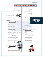 Ecuaciones Exponenciales - IV CIclo
