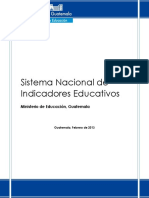 SNIE-GUATEMALA Indicadores Educativos PDF