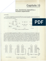 Capitulo 13 Capacitancia Reactancia Capacitiva y Circuitos Cap PGS 251 A 274 PDF