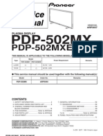 Pioneer Plasma PDP-502MX - ARP3037