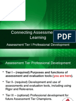 Connecting Assessment With Learning