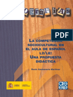 La Competencia Sociocultural en El Aula de Espanol l2 Leuna Propuesta Didactica PDF