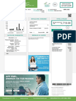 Detalle Del Consumo Total A Pagar Consumo Histórico KWH: Usuario / Usuaria