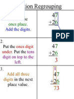 Addition Regrouping