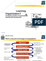 What Is A Learning Organisation?: Comparing Models of Organisational Learning and Development