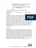 Presupuesto Participativo para Una Efectiva Participación Ciudadana Participatory Budget For An Effective Public Participation