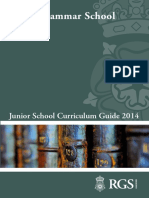 RGS Junior School Curriculum 2014