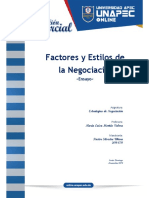 Factores y Estilos de La Negociación