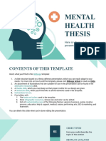 Mental Health Thesis by Slidesgo