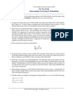 Intermediate Counting & Probability: Do You Know