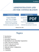 Network Administration and Mikrotik Router Configuration