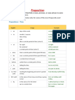 Preposition: A Preposition Is A Word That Links A Noun, Pronoun, or Noun Phrase To Some Other Part of The Sentence