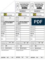 Bank Deposit Slip NBP-8000