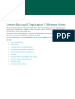 Veeam Backup & Replication 10 Release Notes: Upgrade Checklist