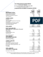 Interim Report For The Quarter Ended 30 September 2010